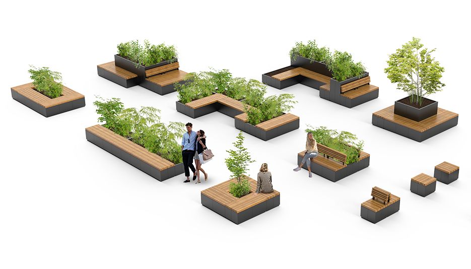 Quadro-serien fra ZANO bymøbler Quadro-serien fra ZANO bymøbler