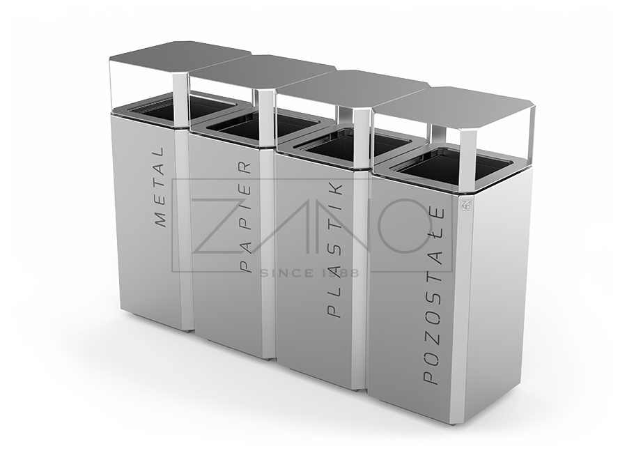 Stilo gjenvinningskurv 15.448.1 | Rustfritt stål Stilo gjenvinningskurv 15.448.1 | Rustfritt stål