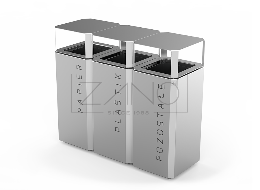 Stilo gjenvinningskurv 15.048.1 | Rustfritt stål Stilo gjenvinningskurv 15.048.1 | Rustfritt stål
