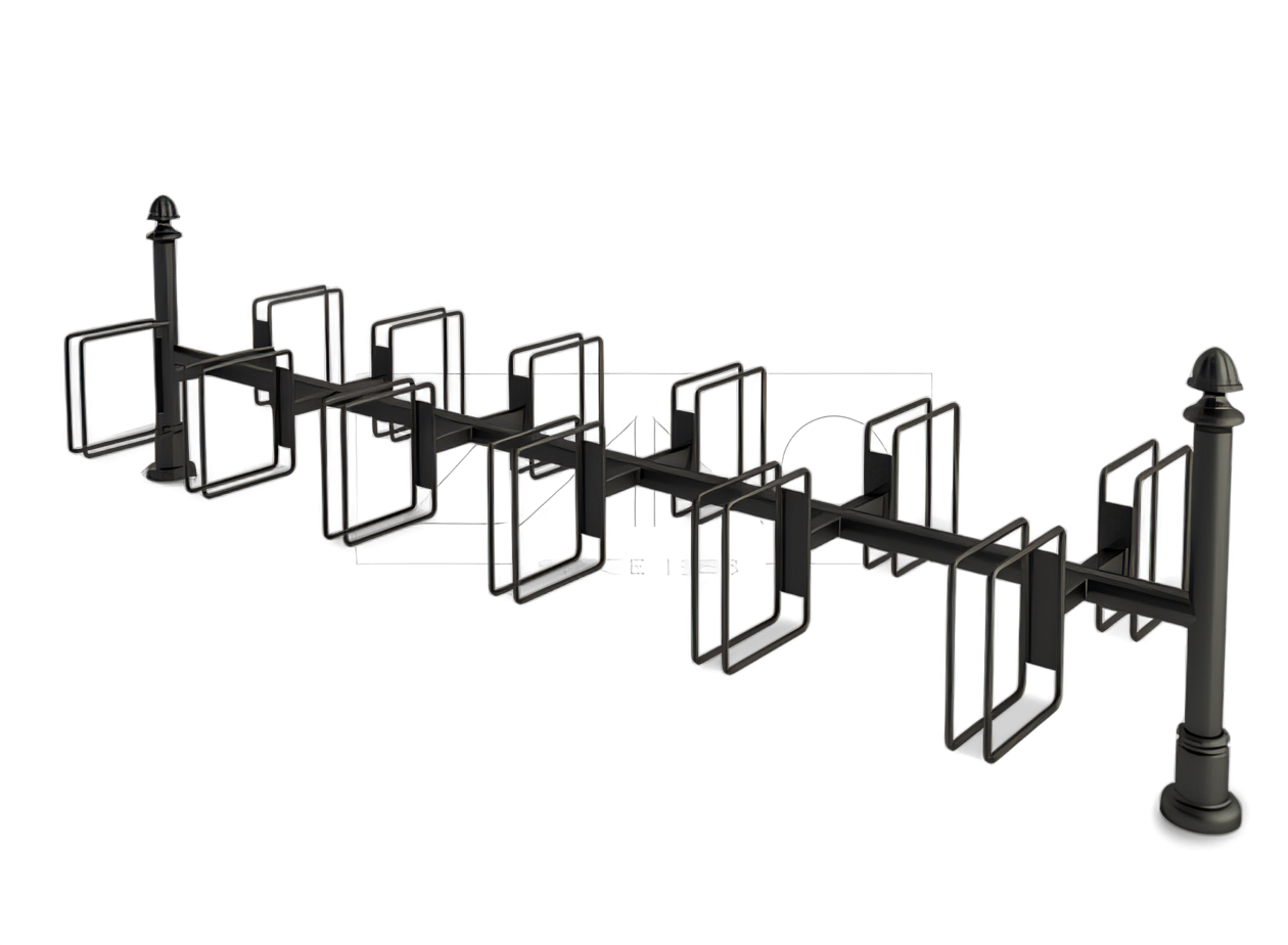 Sykkelparkering kraków Sykkelstativ i retrostil