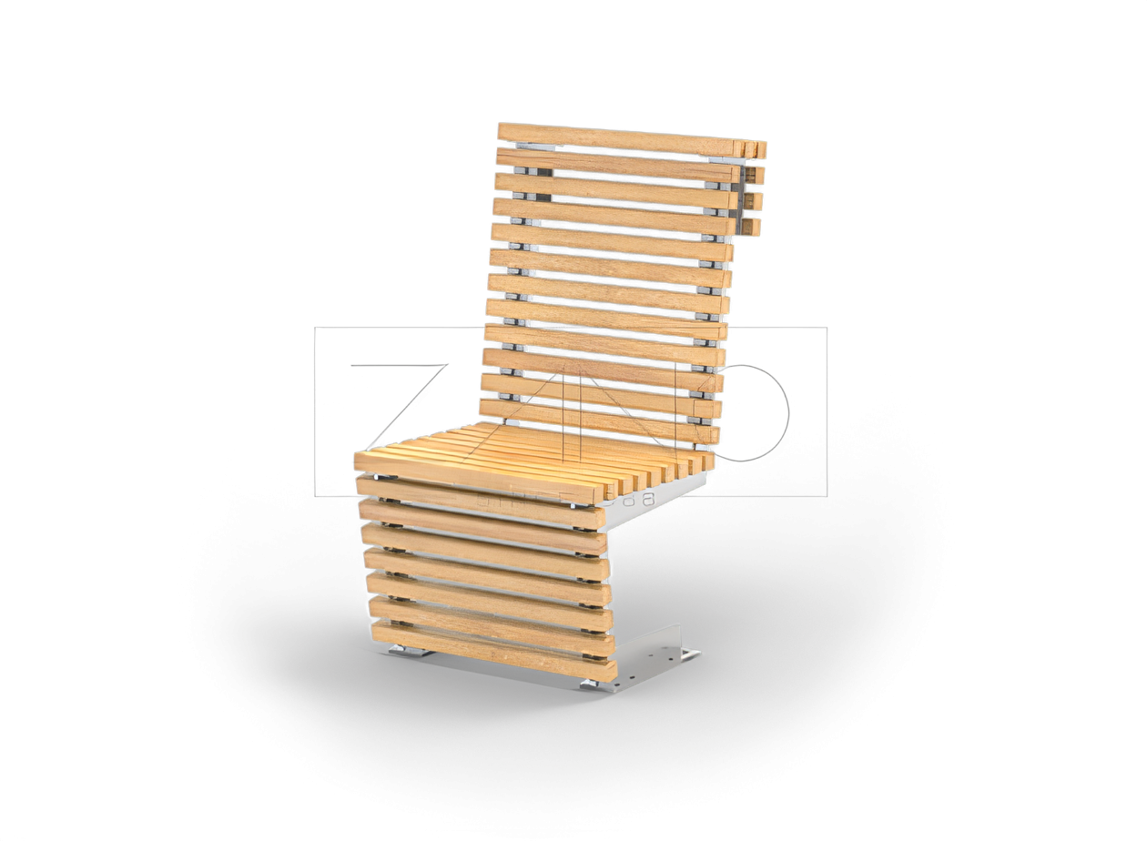 Kontorstol i rustfritt stål Kontorstol i rustfritt stål