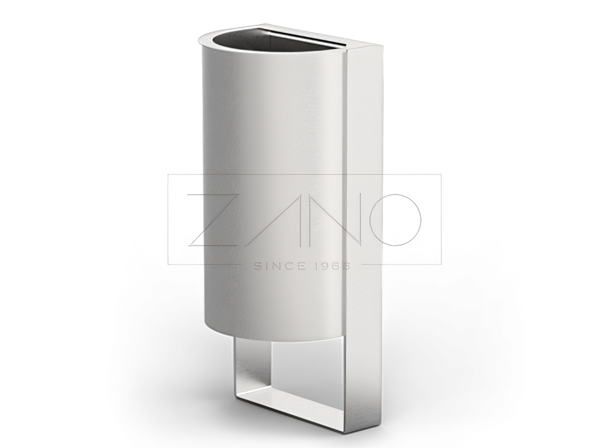 Byavfallsbeholder i rustfritt stål Urban avfallsbeholder | Enkel, robust, billig og holdbar