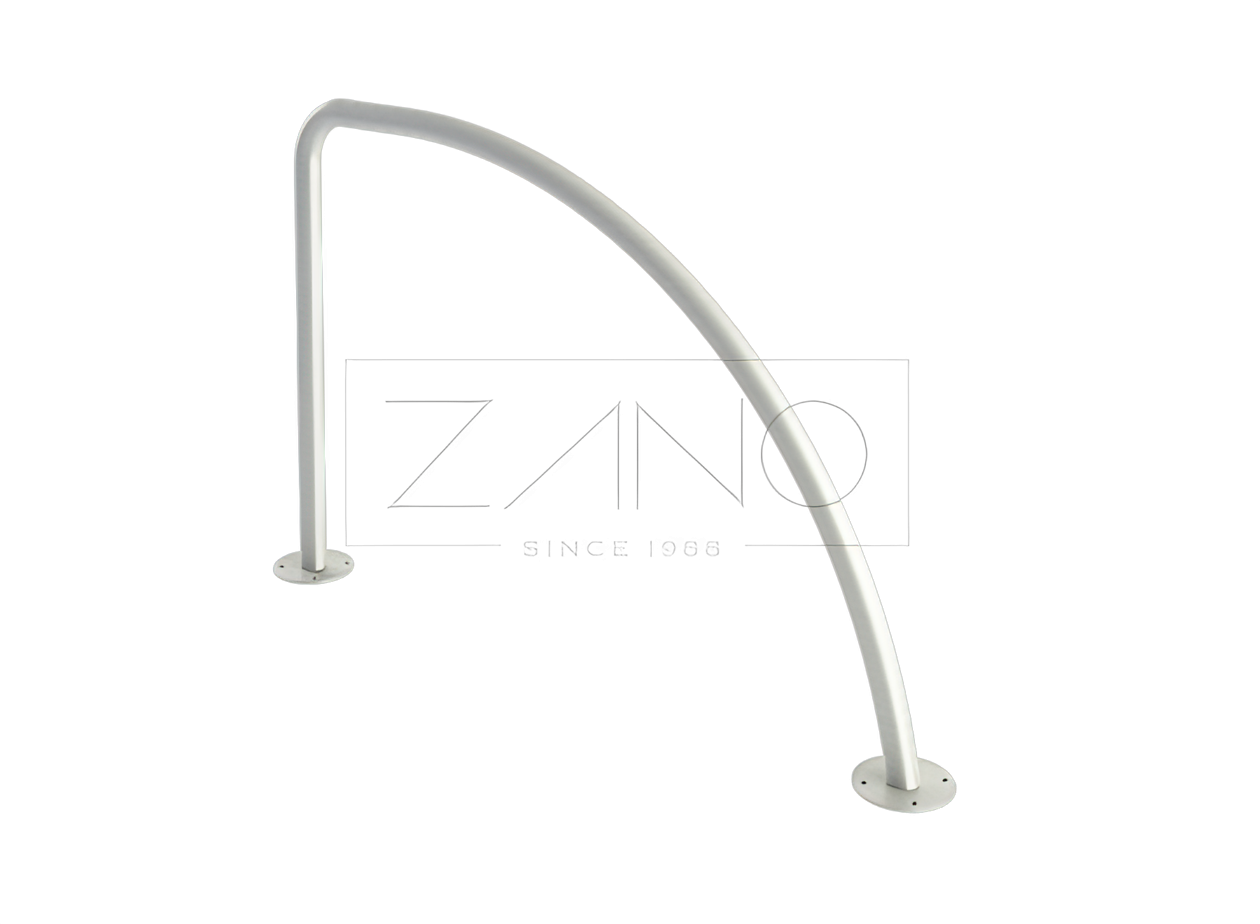 Hai sykkelstativ 05.028 Moderne urbant sykkelstativ i rustfritt stål for to sykler