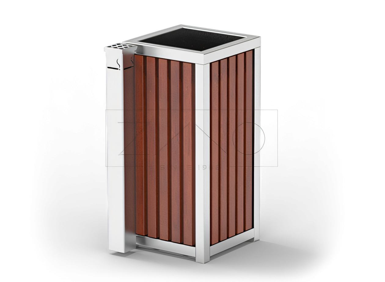 moderne kurver med askebeger