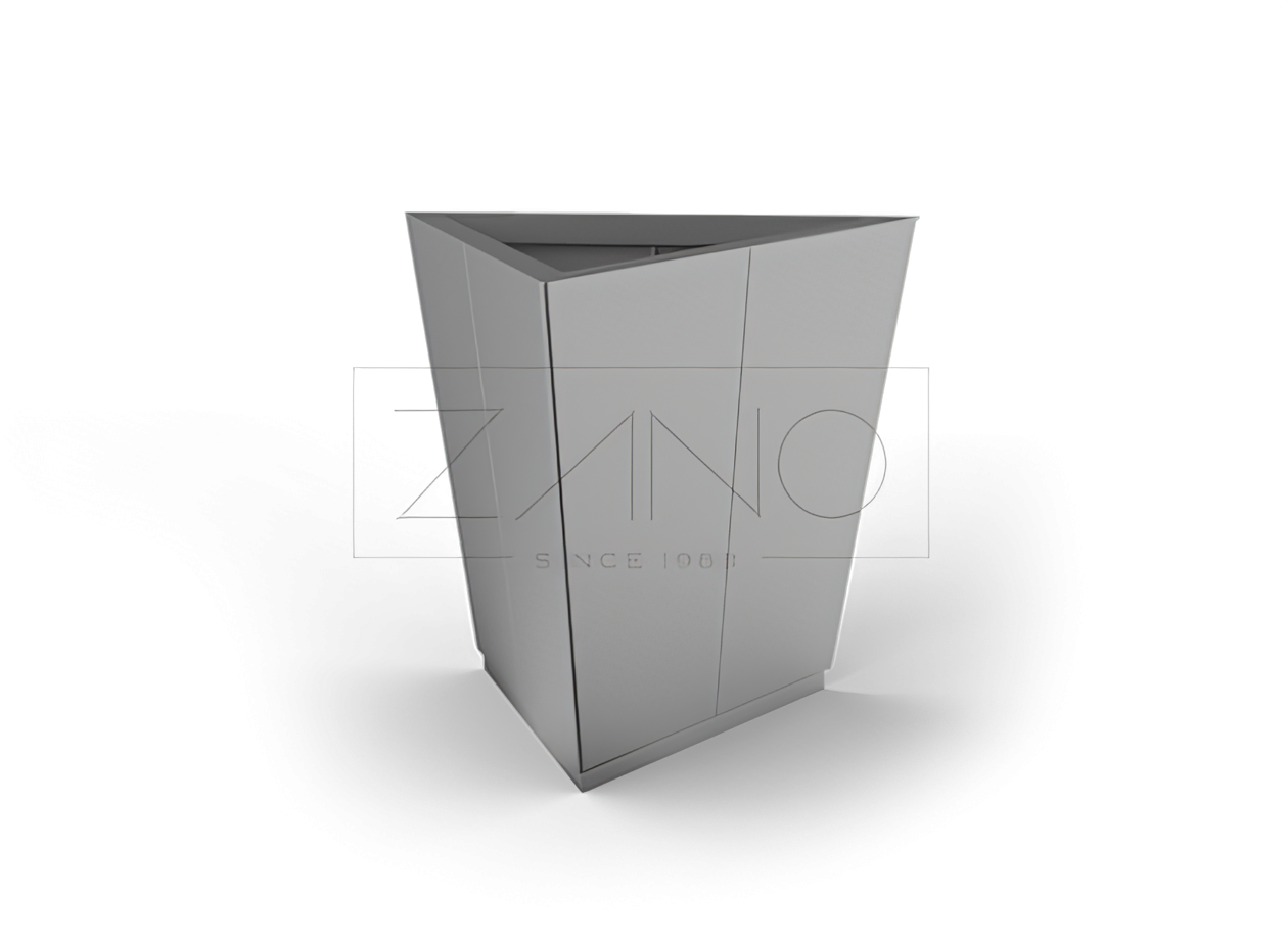 Urban trepotte | ZANO urbane møbler Geometrisk, urban designpotte