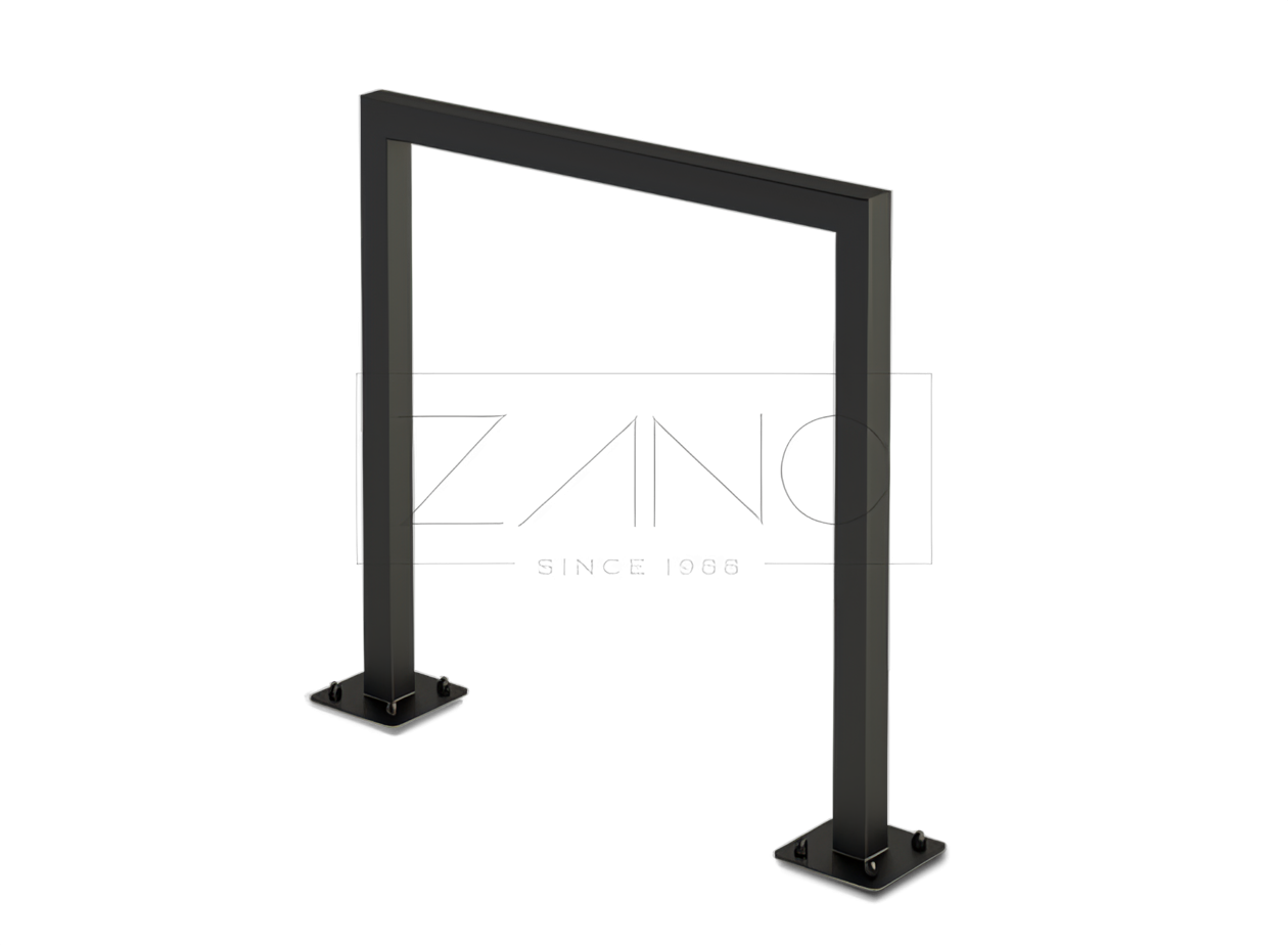 Sykkelstativ av Sheffield-typen. sykkelstativer laget av stålprofiler