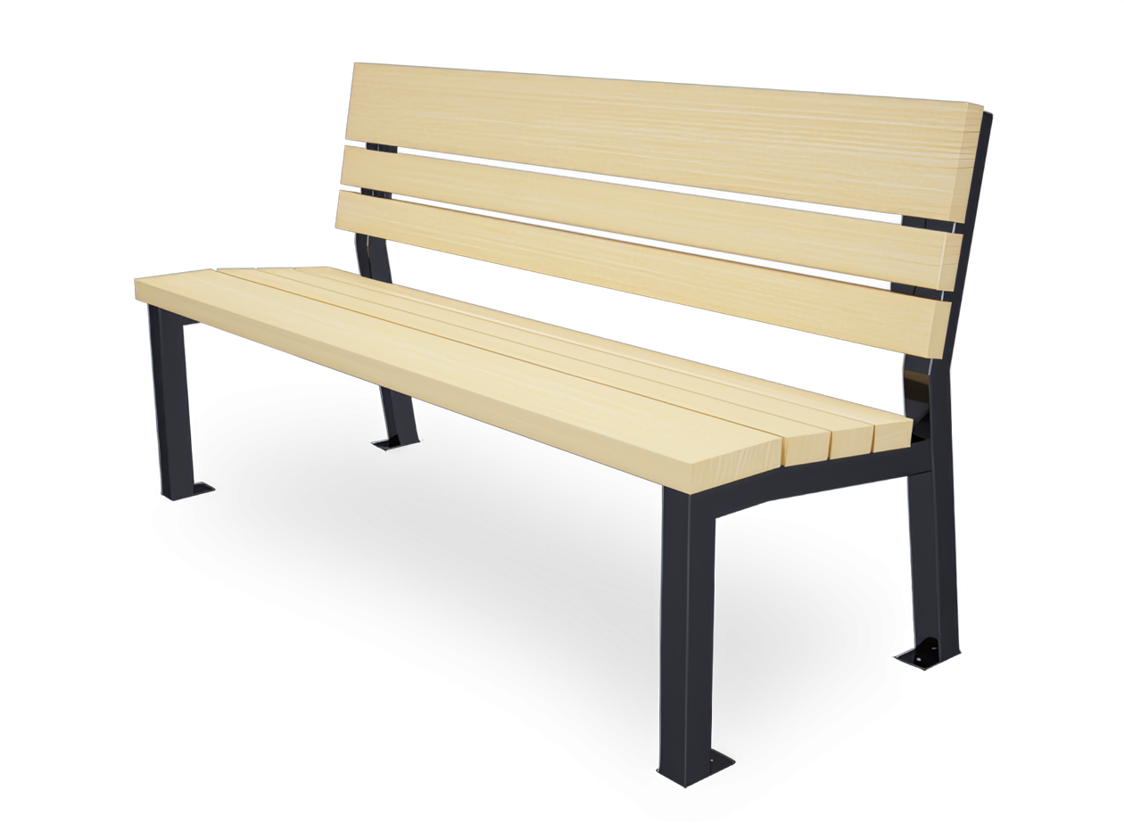 Valencia metallbenk uten armlener Valencia metallbenk uten armlener