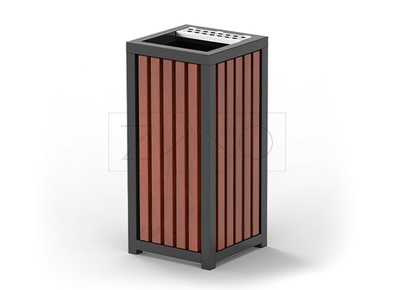 Søppelkasse for kjøpesenteret søppelkasser i stål