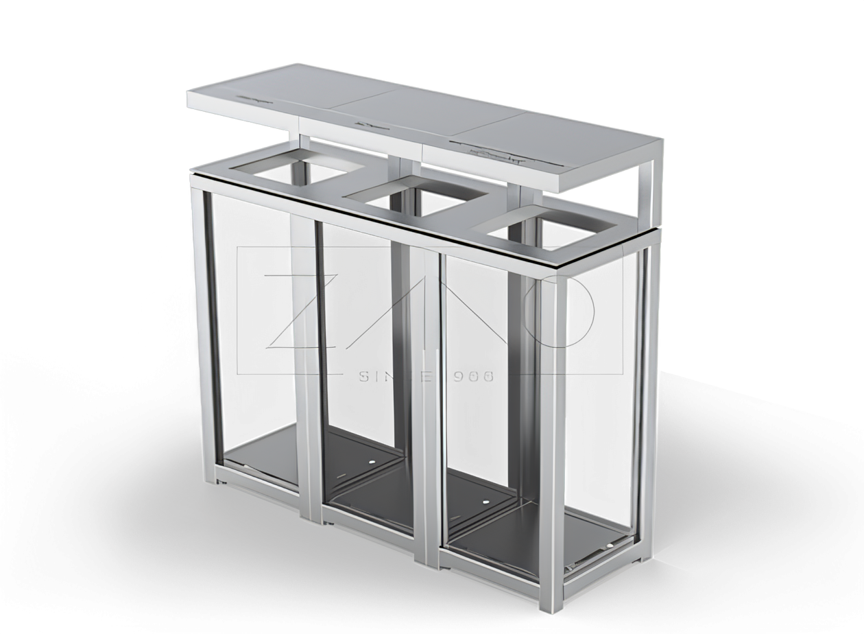 Altus tre-kammer kurv 15.052.4 rustfritt st&aring;l