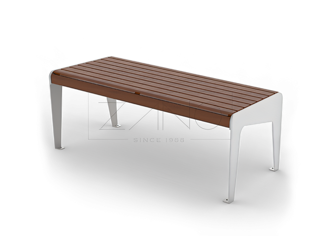 Mykt bord i rustfritt st&aring;l