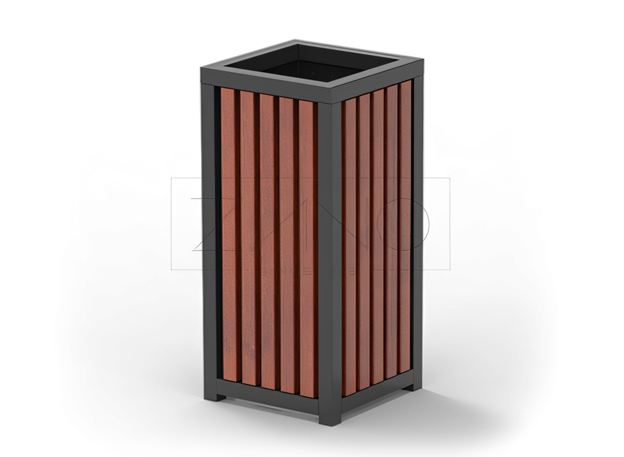 avfallsbeholdere i svart stål med galvanisert innsats avfallsbeholdere i svart stål med galvanisert innsats