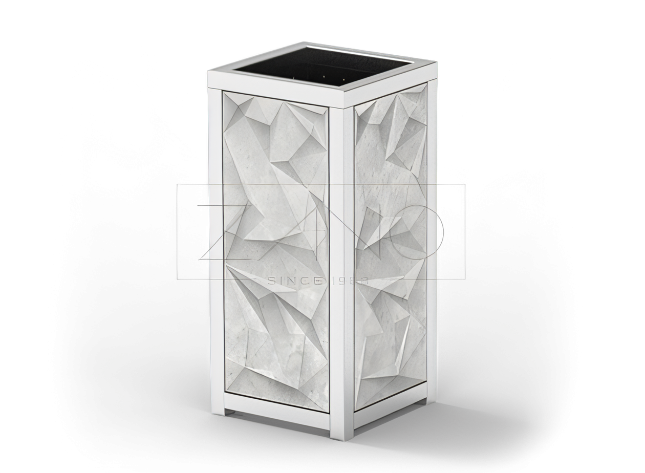 Trigono urban kurv i betong av ZANO bym&oslash;bler