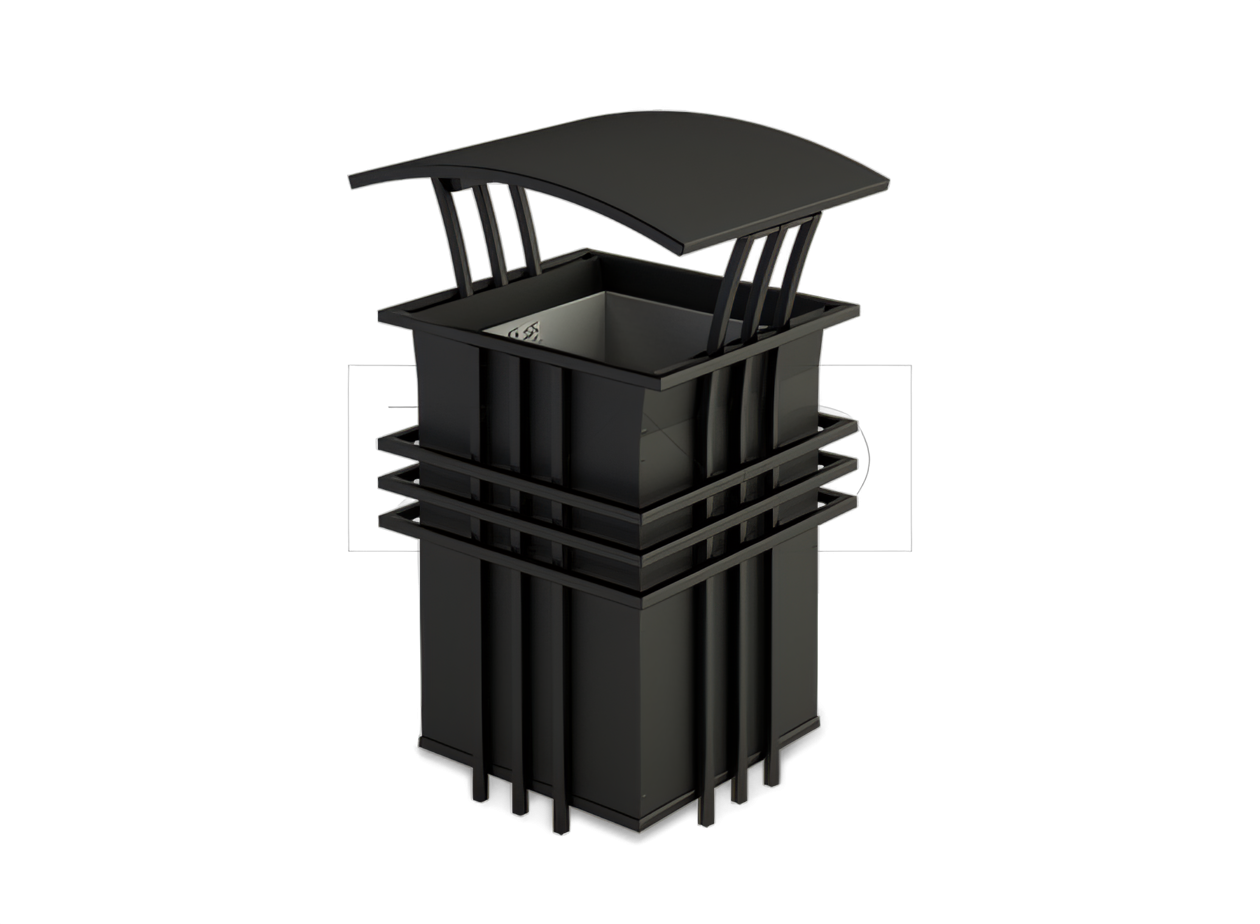 Avfallskurv i jugendstil - Szczepański-plassen