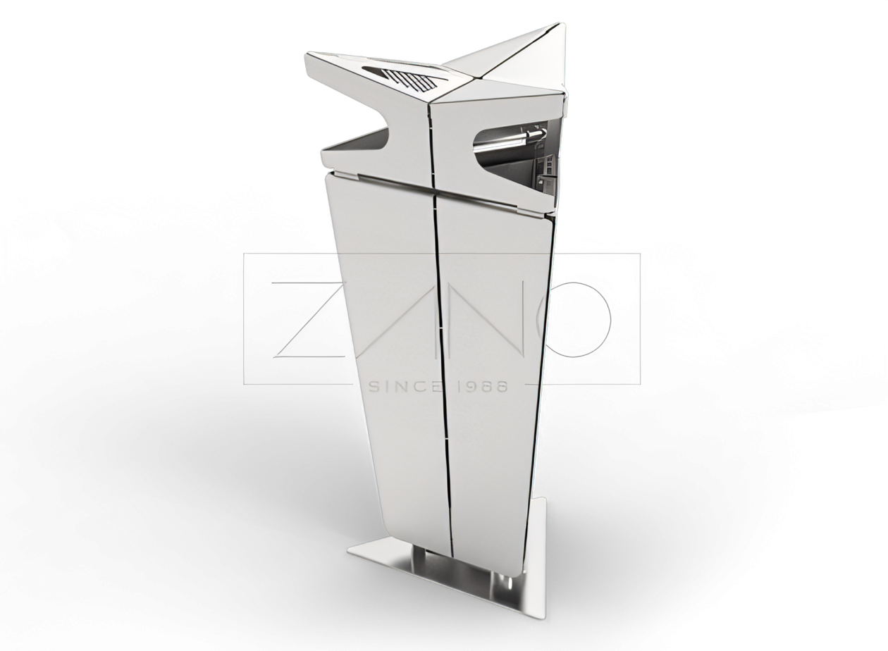 Modul&aelig;r avfallsbeholder med askebeger