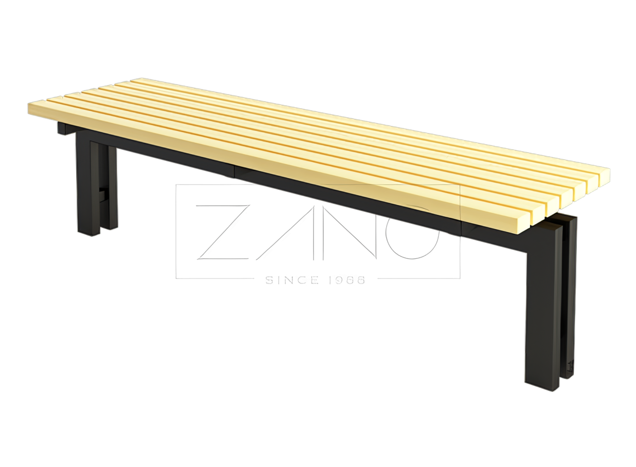 Bybenk uten ryggstøtte elegante benker uten ryggstøtte