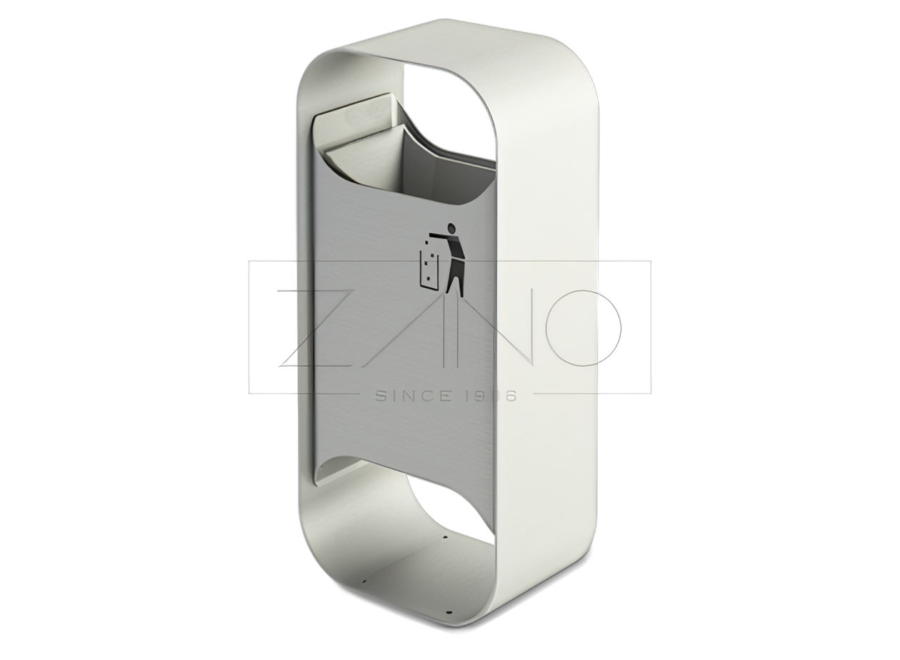 Moderne Clipo kurv i rustfritt st&aring;l