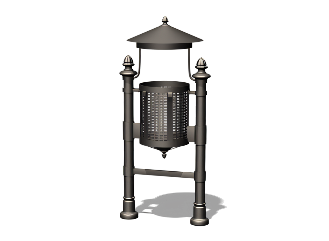 avfallsbeholdere i byer og parker
