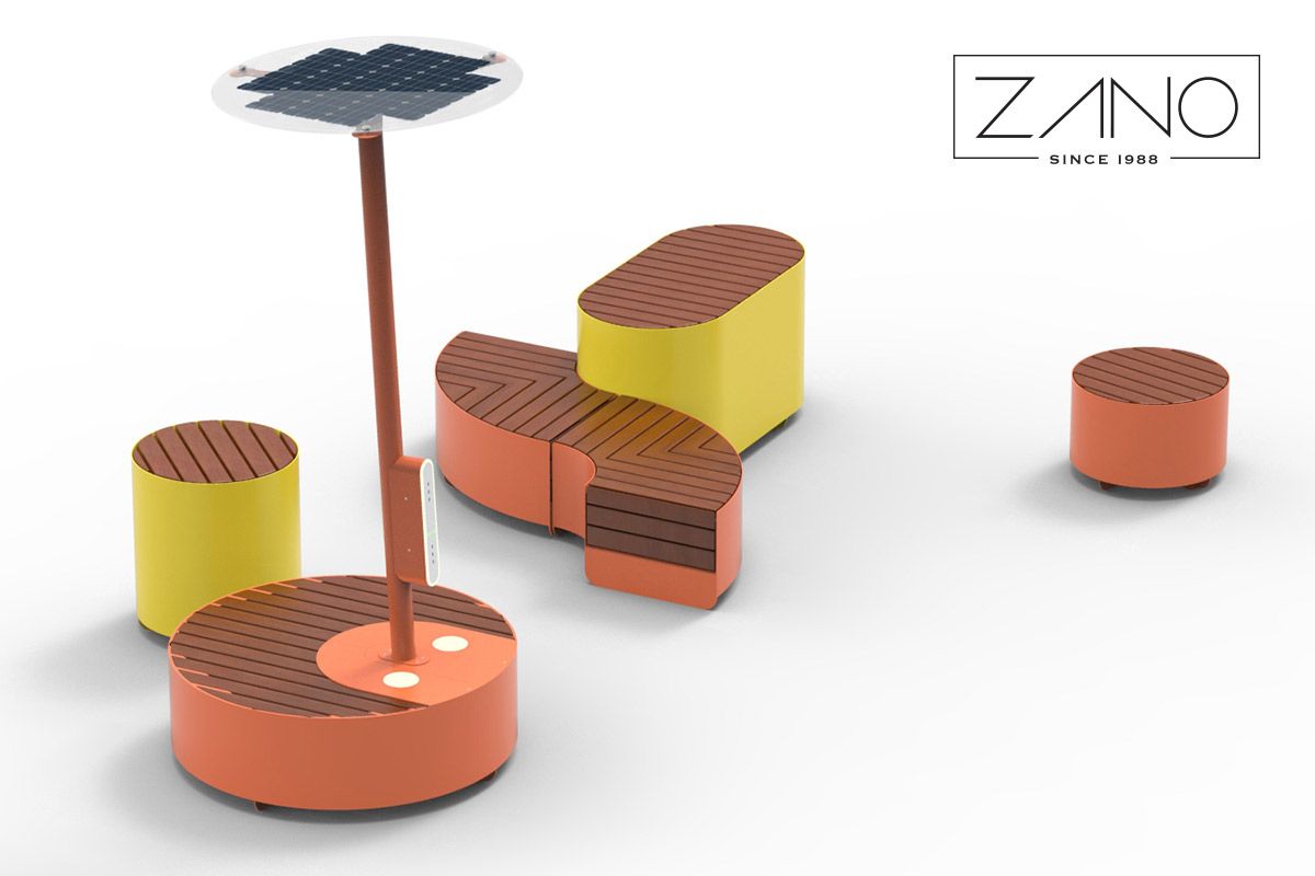 Ladestasjon for solcelletelefoner Universe | ZANO bymøbler