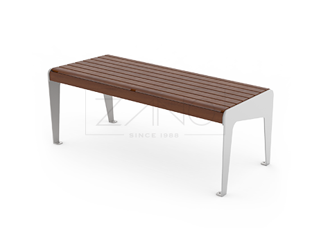 Mykt bord i rustfritt stål