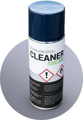 Pleiespray for rustfritt stål SSC 365